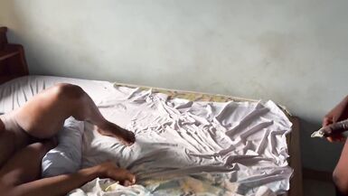 Chubby MILF Hotbabenaija gets her tight pussy pounded by her housemaid - 2 image