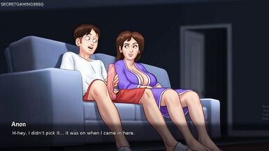 Stepmom Summertime Saga joins her stepson for a steamy 3D masturbation session - Summertime Saga 25 By DarkCookie