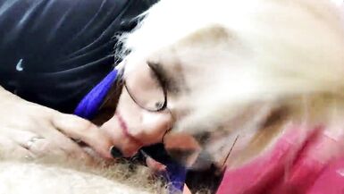 Watch AimeeParadise and her sexy glasses get dirty in close-up fun sex action with Peter Stone