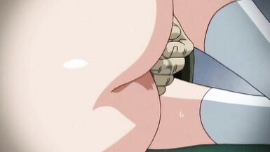 Sieh zu, wie die misshandelte Braut Nikuyome Takayanagi von unzensiertem Hentai Ke no Hit anal genommen wird