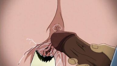 Watch mistreated bride Nikuyome Takayanagi get her big tits creamed while being analized by uncensored hentai Ke no Hit