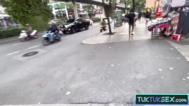Ploy C and Bodo Froto pick up and fuck a hot Thai MILF with tattoos