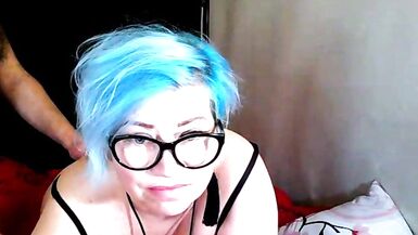 AimeeParadise's Juicy Blue Hair Gets Filled with Cum in Real Amateur Sex Tape!