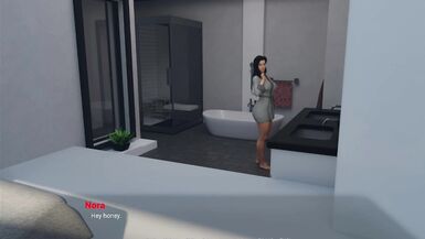 Hot MILF Gives Me a Handjob Under the Table - PC Game with Big Boobs and Busty 3D Action! - 10 image