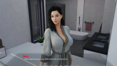 Hot MILF Gives Me a Handjob Under the Table - PC Game with Big Boobs and Busty 3D Action! - 11 image