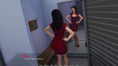 Hot MILF Gives Me a Handjob Under the Table - PC Game with Big Boobs and Busty 3D Action! - 13 image