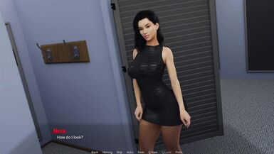Hot MILF Gives Me a Handjob Under the Table - PC Game with Big Boobs and Busty 3D Action! - 15 image