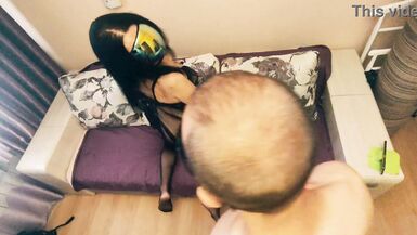 Hotlia's petite body in stockings gets pounded hard by her neighbor's hard cock - 6 image