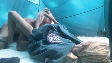 Cristina Sauvage & David Wild fuck hard in a stunning camping experience