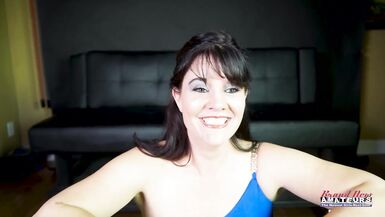 Watch McKayla, the busty mature brunette, give a slow handjob, rimming, and intense play with her huge tits!