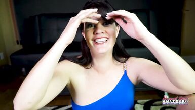 Watch McKayla, the busty mature brunette, give a slow handjob, rimming, and intense play with her huge tits!