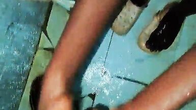 Sexyrita shows off her curvy body and takes BBC in her mouth in steamy bath time