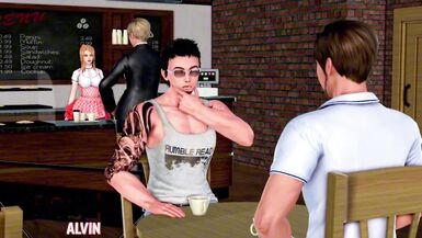 Hot MILF and Redhead play a hot game of 3D porn & dating in Episode 267 of Max's Life - 1 image