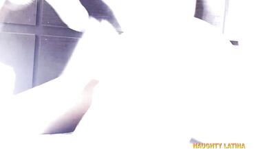 Watch this black stud destroy his horny neighbor's pussy with his massive BBC - 1 image