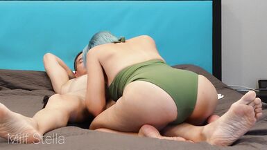 Stefano's busty wife MILF Stefana gives in to her kinky desires and takes a hot load in her mouth - 3 image