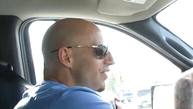 Slave Jeremy nails busty Tanned MILF Demi Delia for a steamy orgasm and cum facial