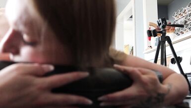 Nerdy nympho Maid Fucked Hard in Kitchen and Creampied