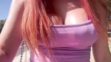 Artemisia Love's hot solo show: Her natural big tits & wet pussy up close and personal