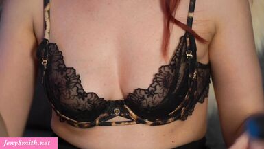 Jeny Smith gets a tutor to practice her English & ends up masturbating in front of him on webcam!