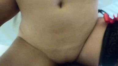 Stepson jerks off to my tight ass while I'm on the phone - I can't resist!