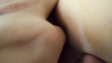 Stepson jerks off to my tight ass while I'm on the phone - I can't resist!