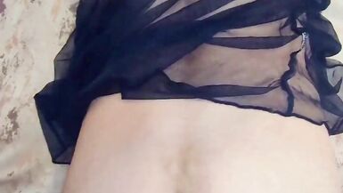 Hotlia, the petite MILF teacher, gives a homemade lesson in lingerie and sex