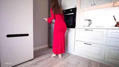 Step Mom Wowlove2 helps her stepson get off by bouncing her tight ass on her panties
