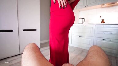 Step Mom Wowlove2 helps her stepson get off by bouncing her tight ass on her panties