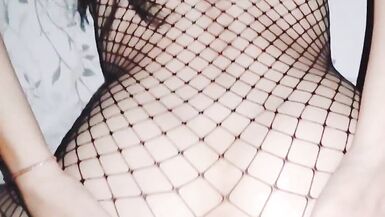 Watch Hotlia's petite frame take a slow anal pounding in lingerie & stockings
