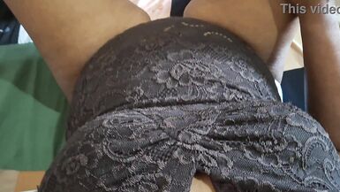 Stepmom with massive natural tits & big booty gets naughty in homemade casting video