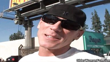 Bobbi Eden gets pounded hard and takes a load on her face