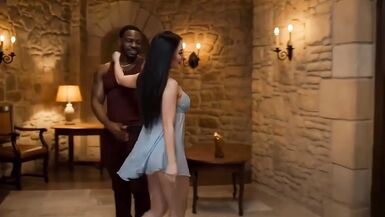 Big Pussy, Hard, Asian Hotwife e Amador contro un grande cazzo nero in gangbang interrazziale in prima persona