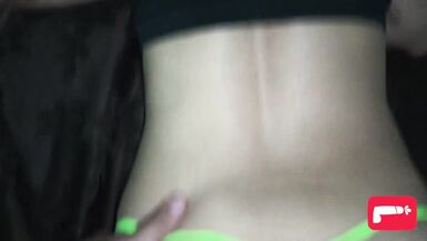 Regarde Youtuvergazo and Violeta Arias Torres se faire remplir leurs petits seins et leurs petits culs de sperme chaud et mouillé - 12 image