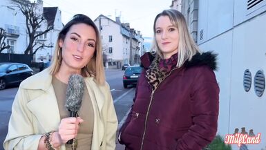 Kelly y Pam, dos MILFs francesas tetonas, disfrutan que las taladren duro y en lencería