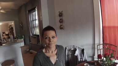Mrs S pays her debt by giving her husband a deepthroat and creampie facial