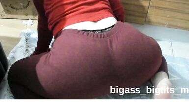 Sexy young MILF with big tits takes it from behind and loves it!