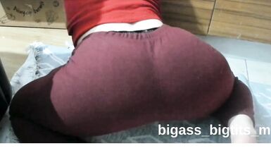 Sexy young MILF with big tits takes it from behind and loves it!