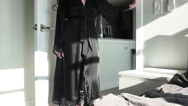 August's perfect tits and ass get pounded in POV while wearing stockings