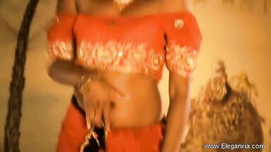 India, the Erotic Bollywood Dancing MILF, strips and teases in a sensual striptease