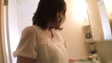 Naughty Japanese MILF Haruko Ogura begs for a deep dicking