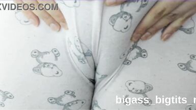 Bigass_bigtits_milf's curvy body gets a solo pussy pounding in PAJAMAS