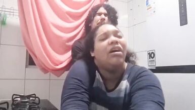 Stepmom with massive natural tits takes on a big, curvy cock like a pro