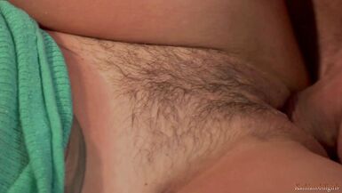 Kathia Nobili's Hairy Pussy Gets Pounded by Nick Lang's Big Cock