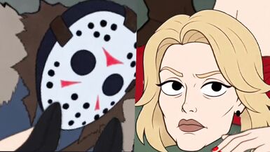 Watch Skyler's big tits bounce in this animated parody of Jason's busty sexcapade