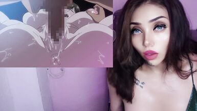 Azgın MILF vahşi bir hentai alemde yabancılar tarafından memnun - Natsuzuma 2