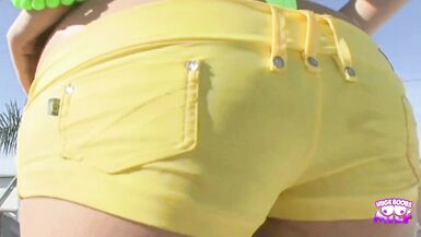 Ashli Orion abre su culo para la profunda penetración de Slave Jeremy y la corrida caliente en su boca - 1 image