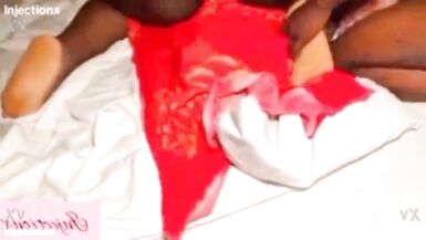 观看 BBW Ebony Naztyqueen 如何与 Victor 的 BBC 进行硬核狗交会 - 11 image
