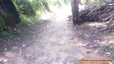 Bang King Empire drills village girlfriend's wet pussy with his BBC - 5 image