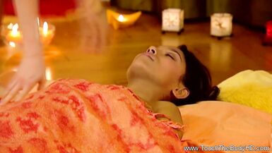 Sensual Indian MILF offers a good massage and interracial sex for her man - 2 image