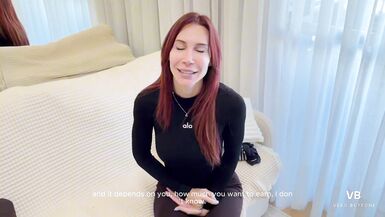 A gostosa latina MILF argentina Lu Roque engole leite em casting amador